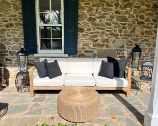 Modern Outdoor Sofa 92" L x 30" D
