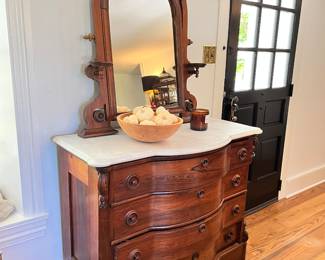 Victorian Dresser with Marble Top