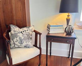 Antique Barrel Back Chair