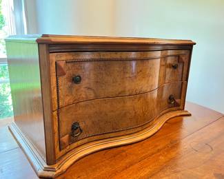 Birdseye Maple 2 Drawer Storage Chest
