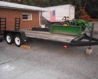 Trailer bring sold with the tractor