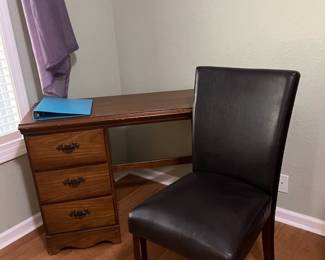 Desk and chair