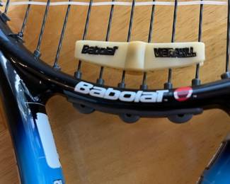 Close up of Babolat Tennis Racket 