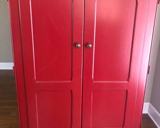 Media cabinet - would make a cute coffee bar