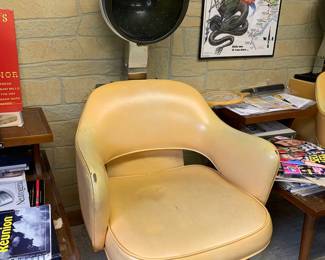 Mid-Century Beauty Salon Dryer Chair
