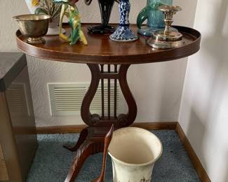 Parlor Table - Art Glass - Roseville Pottery