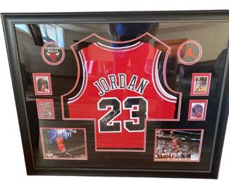 Michael Jordan autographed Jersey