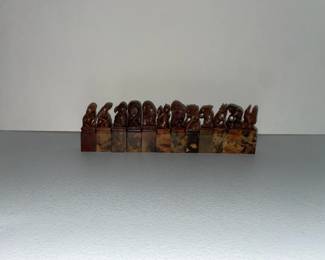 12 Piece Buddhist Relic Set