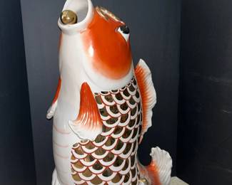 Coy Fish Statue 