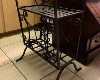 Wrought Iron  Side Table 