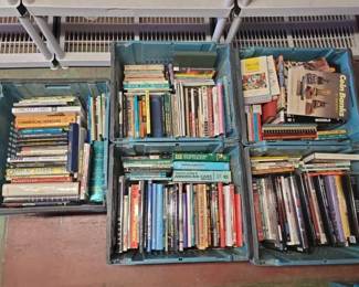 #7006 • 5 Totes of Automotive and Toy Books
