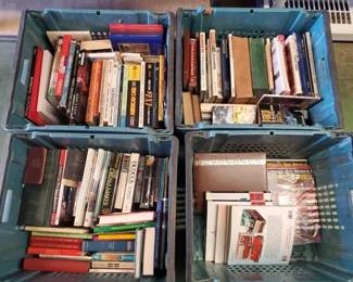 #7016 • 4 Totes of Books
