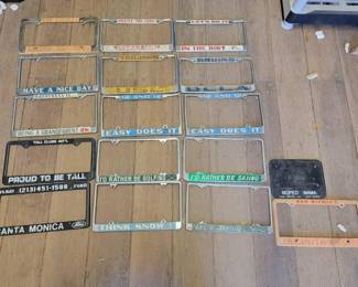 #7136 • (17) License Plate Frames
