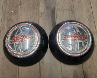#7232 • (2) Mercury Vintage Hubcaps
