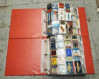 #7554 • (2) Binders Of Collectable Vintage Matchbooks
