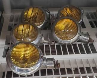 #7574 • Vintage Ford Yellow Spotlights
