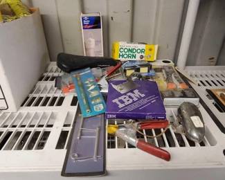 #7580 • Tools, Bicycle Horn, Bicycle Seat & More
