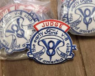 #7590 • The Early Ford V-8 Club Judge Patches
