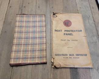 #7616 • Kaiser Frazer Seat Protector Panel
