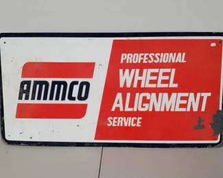#573 • Ammco Professional Wheel Alignment Service Metal Sign
