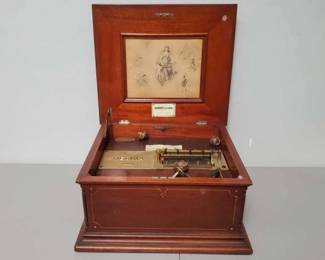 #583 • Antique Regina Symphonion Disc Music Box

