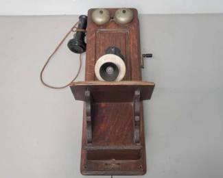 #604 • Kellogg Wall Phone With Dry Cell
