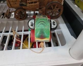 #655 • Wooden covered wagon and jolly jumper
