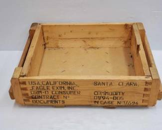 #2330 • Small Wooden Crate
