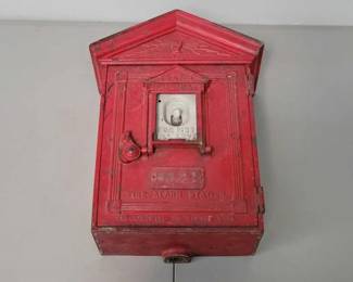 #632 • Vintage Wall Station Fire Alarm
