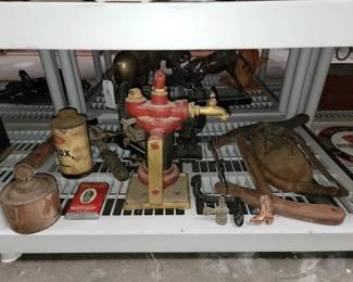 #663 • Faucet, Saw, Large Spoon, Paint Thinner & Crimp Cut
