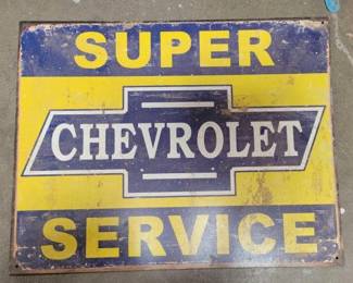 #670 • (6) Metal signs
