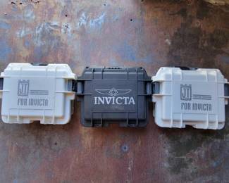 #6014 • (3) Invicta watch cases
