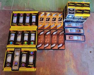 #6024 • Titleist, Callaway and Bridgestone golf balls
