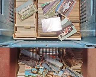 #7004 • Tote of Post Cards, New and Used
