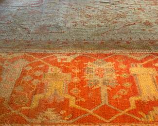 Lovely large Oushak rug in great colors
15x16