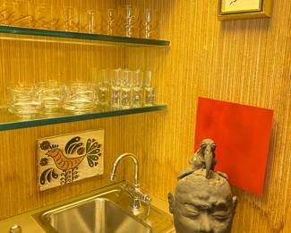 Baccarat crystal bar glasses in several serving sizes, hand blown Venetian glassware 