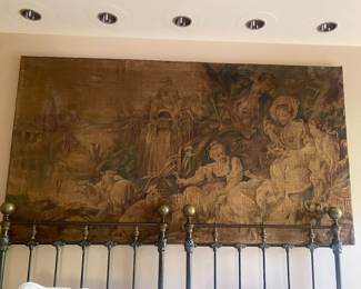 French Tapestry Aubusson Pastoral