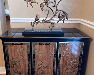 Drexel Asian bar cabinet