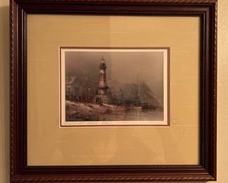 A sampling of the framed art throughout the house