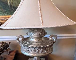 Brass base table lamp