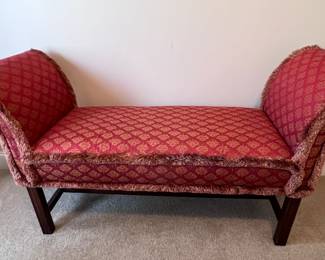 Upholstered settee
