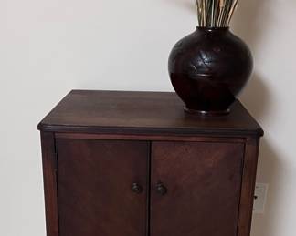 Vintage record cabinet