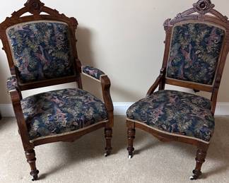 Victorian style side chairs