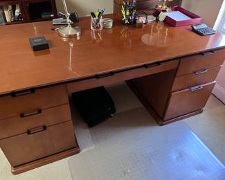 Cherry wood office furniture