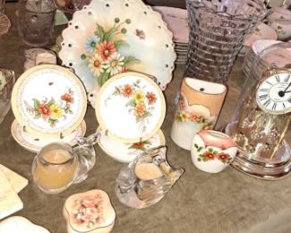 Vintage China plates, vases and much miscellaneous pieces