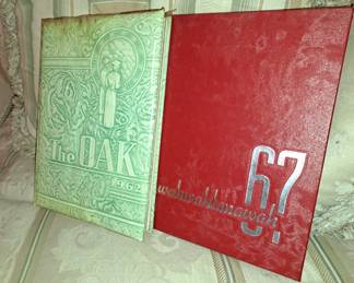 Layette High School 1962 "The Oak" and Benton High School  1967 "Wahwahlanawha"