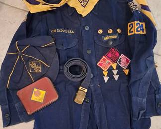 Vintage Cub Scout memorabilia 