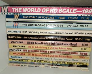 1980-90s HO books and catalogs 