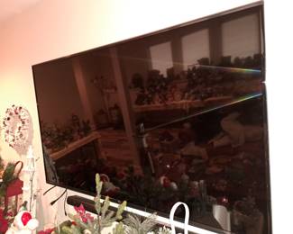 Electronics. 64" LG flatscreen T.V. w/ sound bar