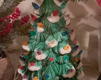12" ceramic Christmas tree 